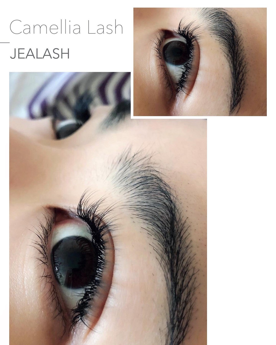 Hybrid eyelash extension style